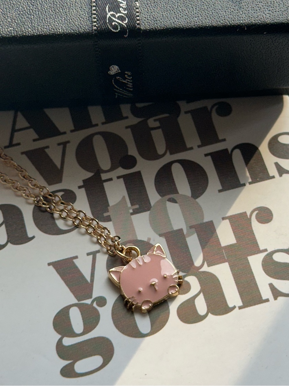 2/ $20 Kitty Cat Pendant Necklace - 3 color